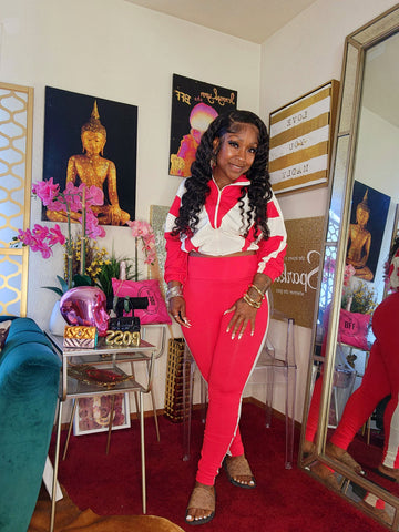 Round Town Set (Red & Bone)