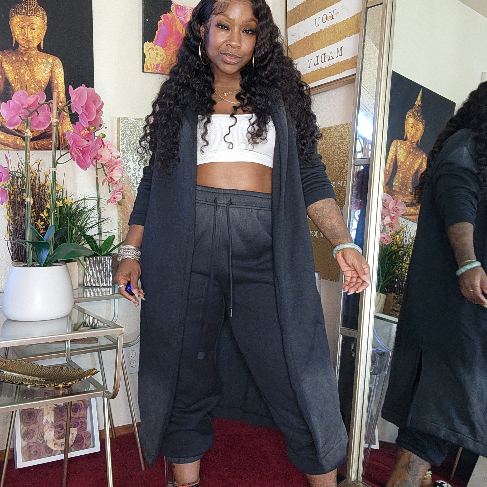 Cozy Ombre' Cardigan Set