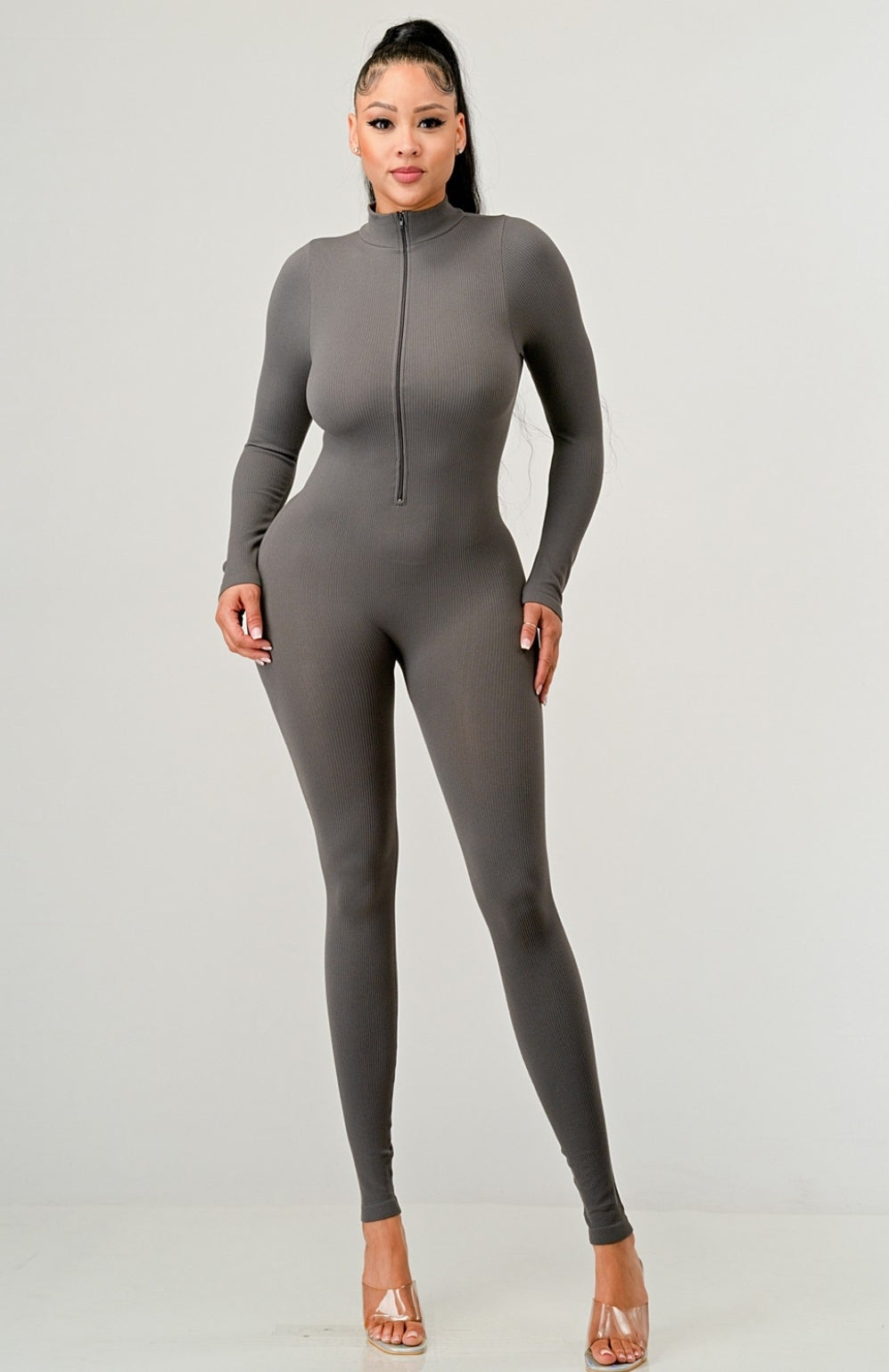 Ribbed Bodysuit (Multiple Color Options Available)