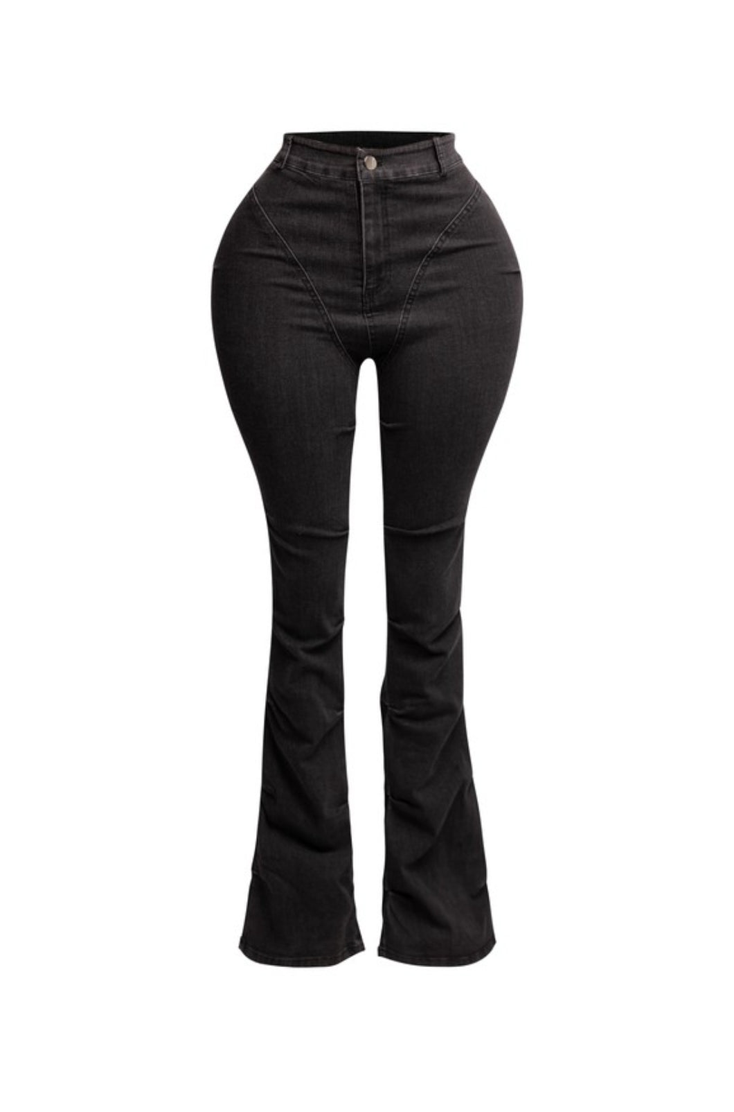 Belle Bottom Jeans (Multiple Color Options Available)