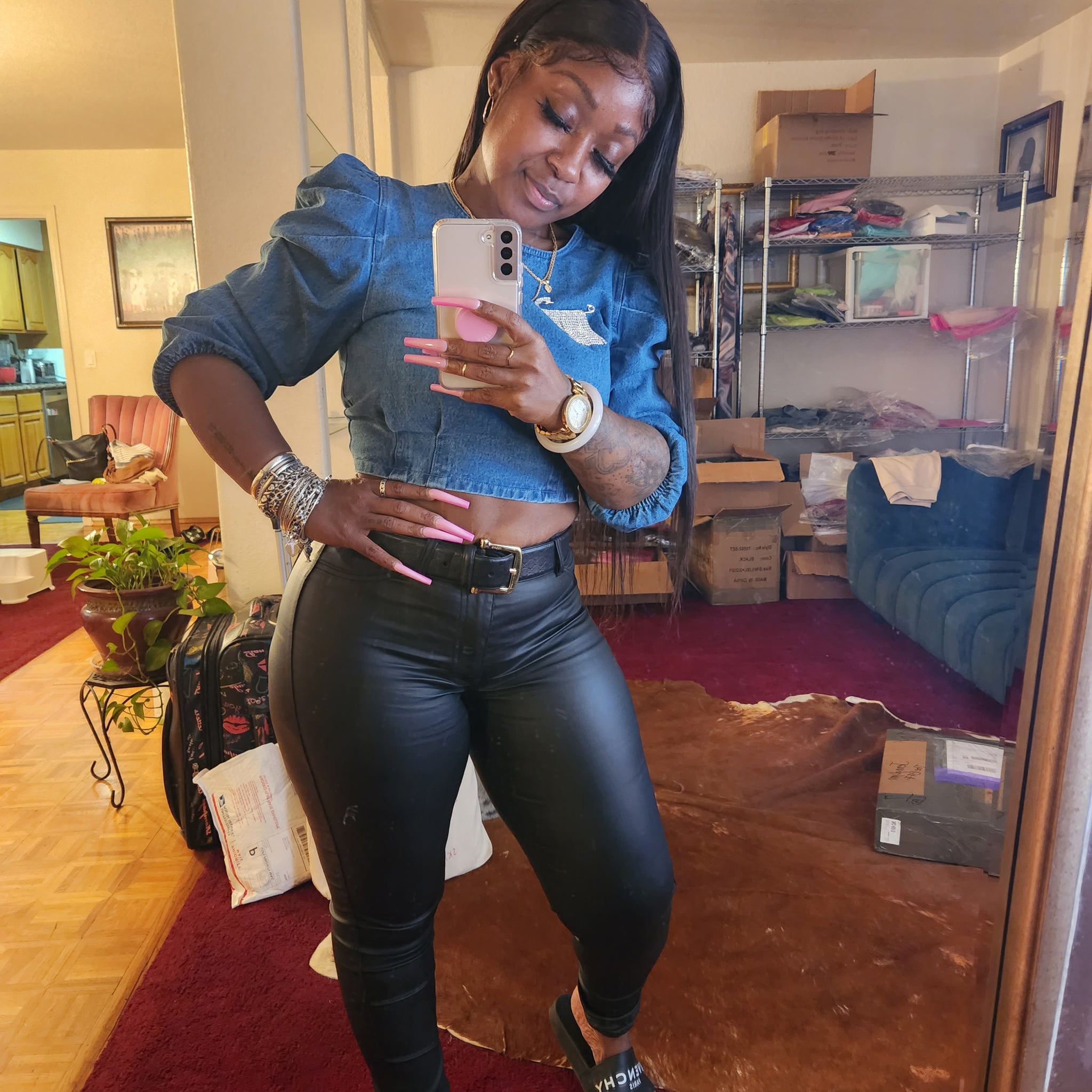 Jus Like Leather Pants