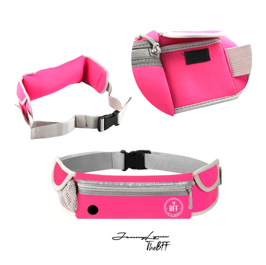 TheBFF Unisex Fanny Pack with Water Bottle Holder