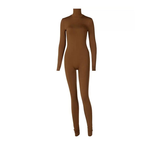Turtle Neck Jumpsuit (Comes In Multiple Colors)
