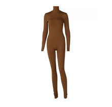 Load image into Gallery viewer, Turtle Neck Jumpsuit (Comes In Multiple Colors)
